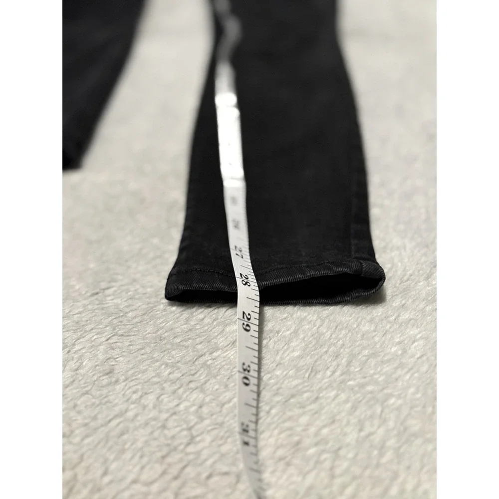 Everlane Women's Black Mid Rise Skinny Jeans Size 27 Regular 27x28 Pants Stretch